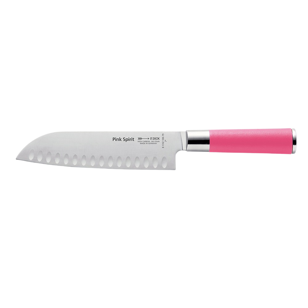 F. DICK - Pink Spirit Santoku, Kullenschliff, 18 cm, 81742182K