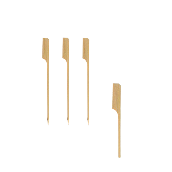 Papstar - Fingerfood "Deko-Picker" aus Bambus, 12 cm, 250 Stück