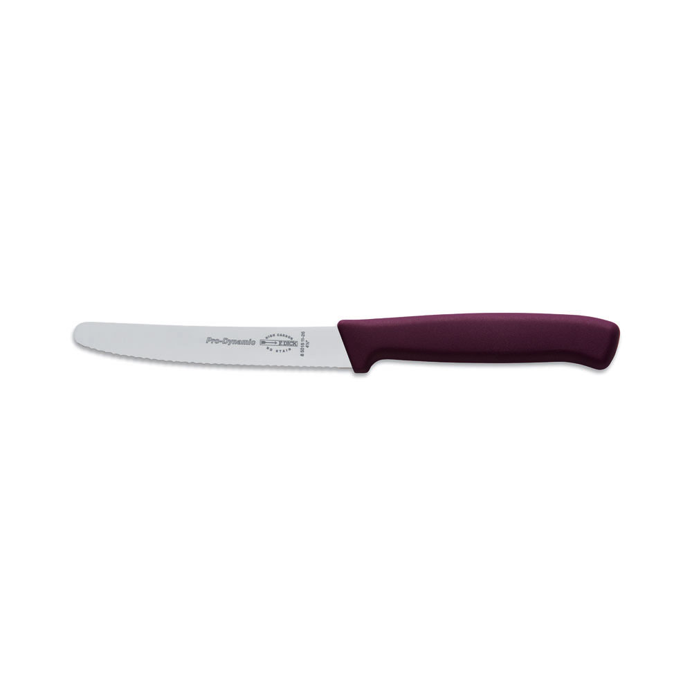 F. DICK - ProDynamic Allzweckmesser, Wellenschliff, 11 cm, violett, 8501511-26