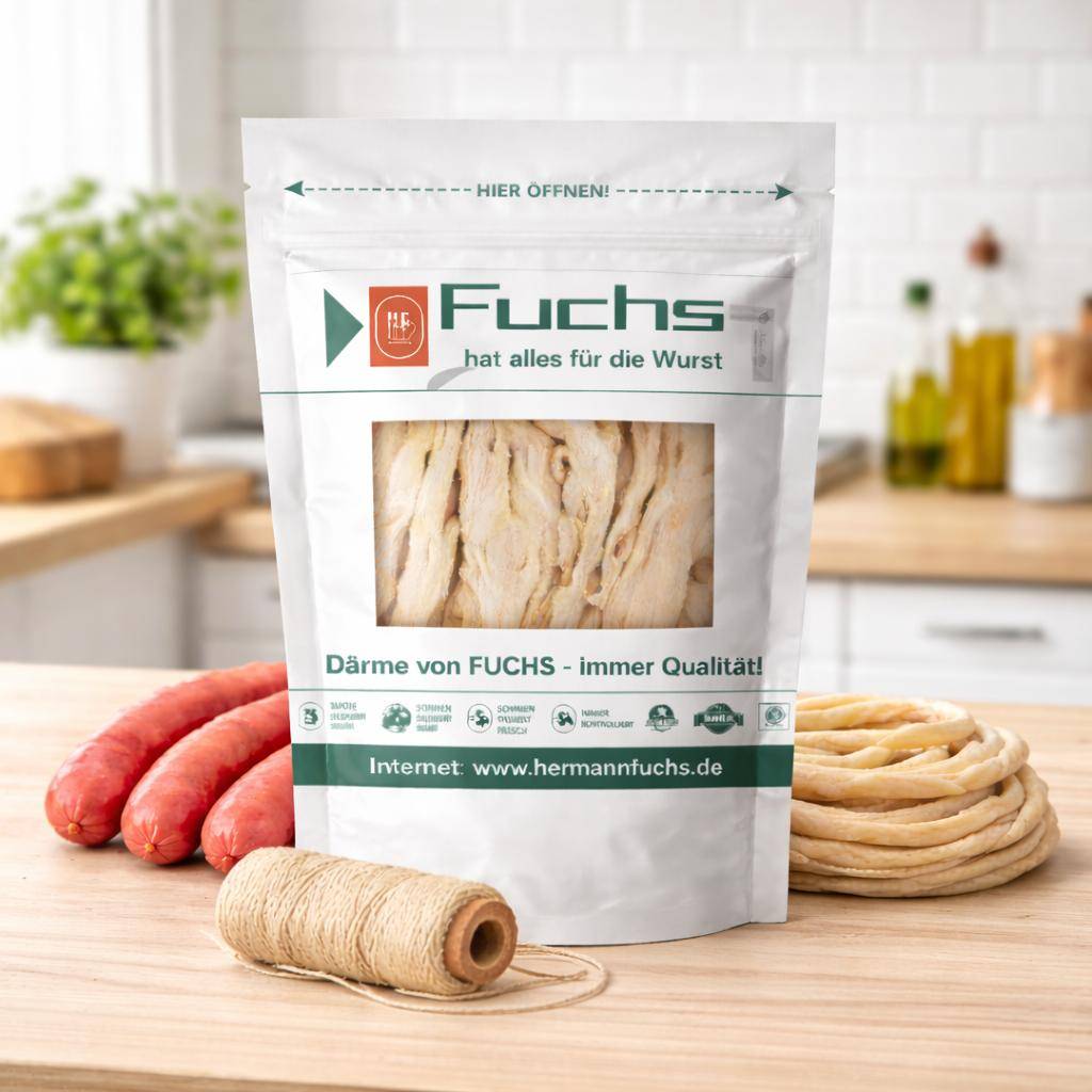 Fuchs - Rinder-Kranzdarm, sortiert, 18 Meter