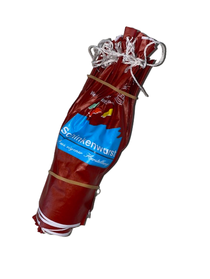 Walsroder - F plus braun, Hausdruck "Schinkenwurst", Kaliber 55/21 mm, 1 Bund