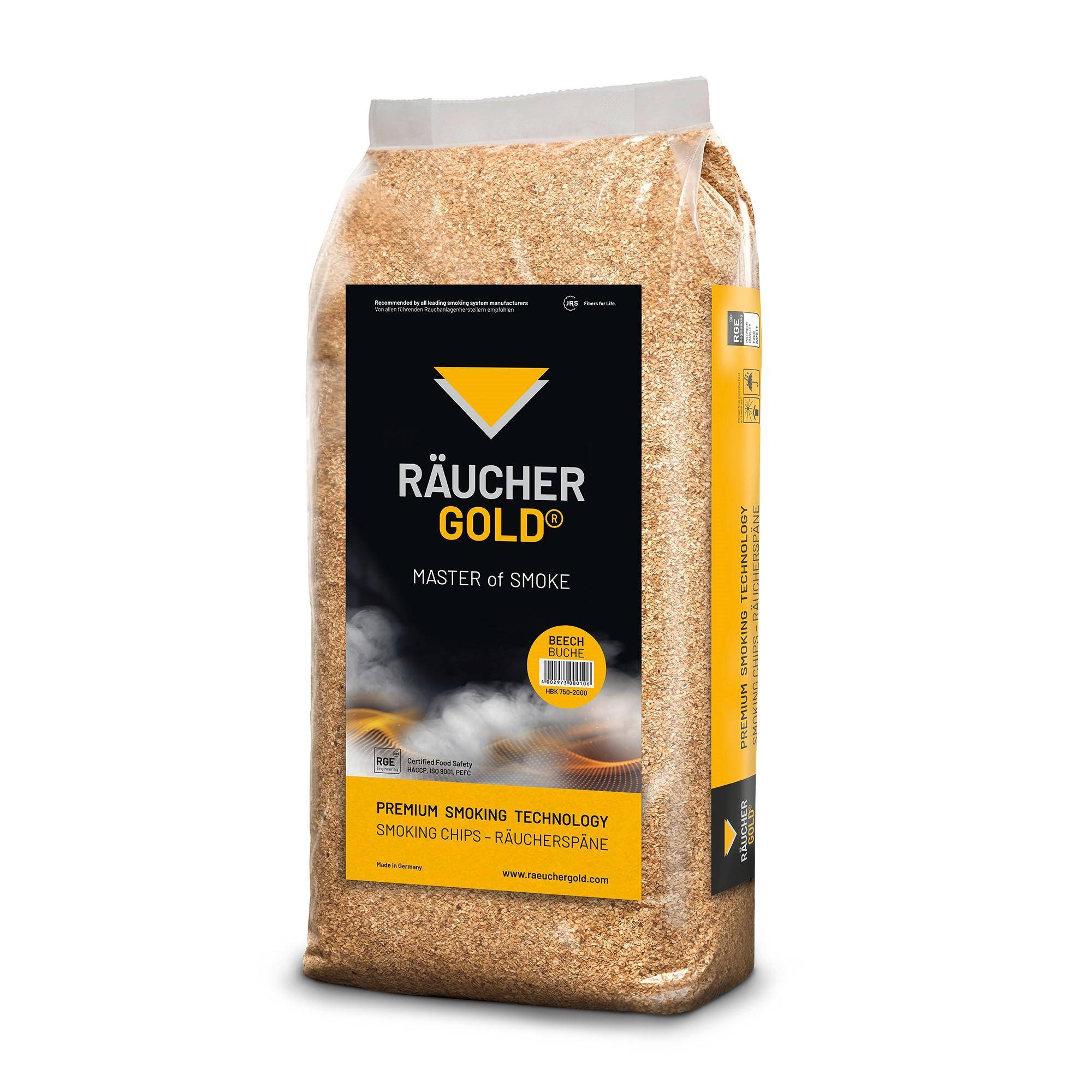 Räuchergold - Räucherspäne, HBK 750/2000, 15 kg Sack