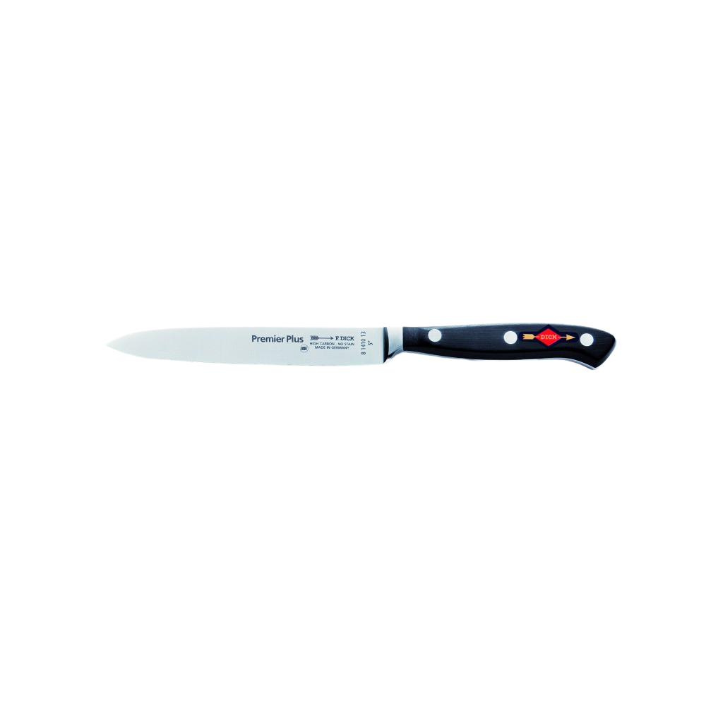 F. DICK - Premier Plus Allzweckmesser, Wellenschliff, geschmiedet, 13 cm, 8141013