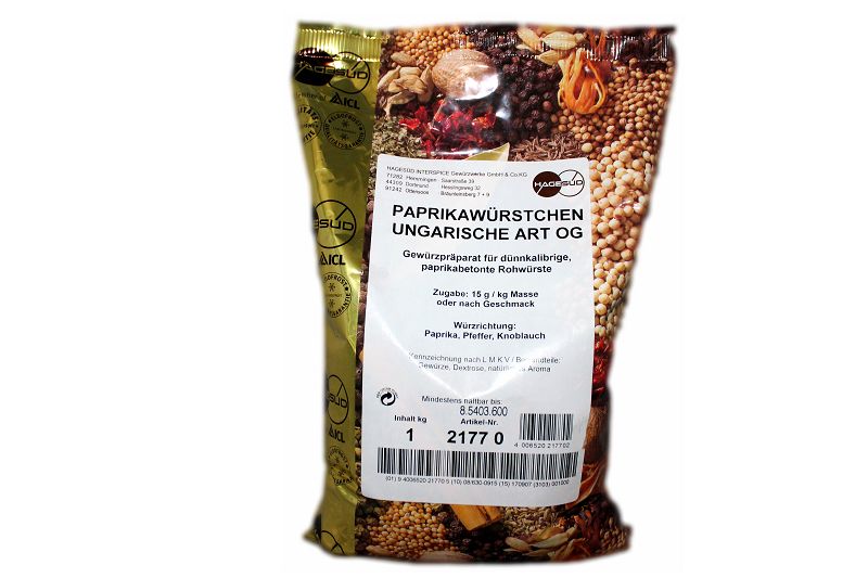 Hagesüd - Paprikawürstchen, ungarische Art, 1 kg Beutel