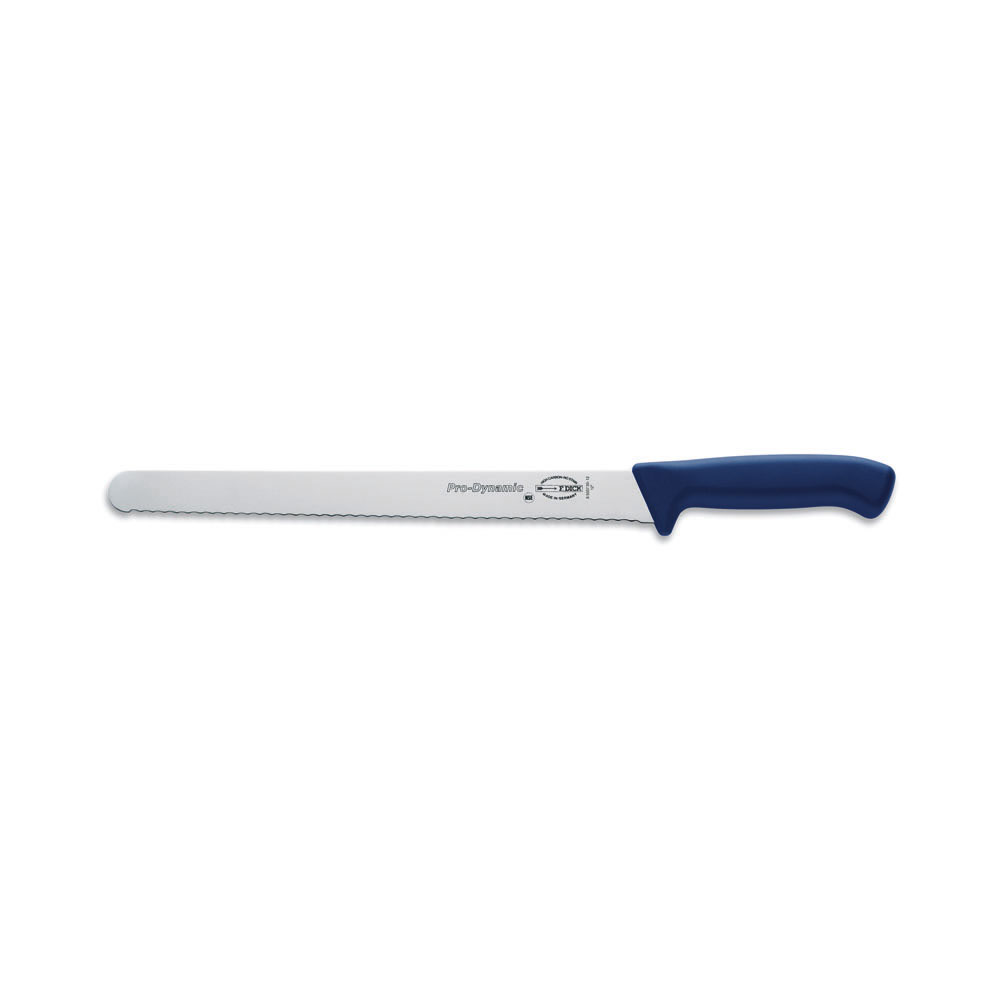 F. DICK - ProDynamic Aufschnittmesser, Wellenschliff, 30 cm, blau, 8503730-12