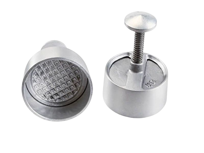 Adelmann - Hackfleischformer aus Aluminium, 75 mm (rund)