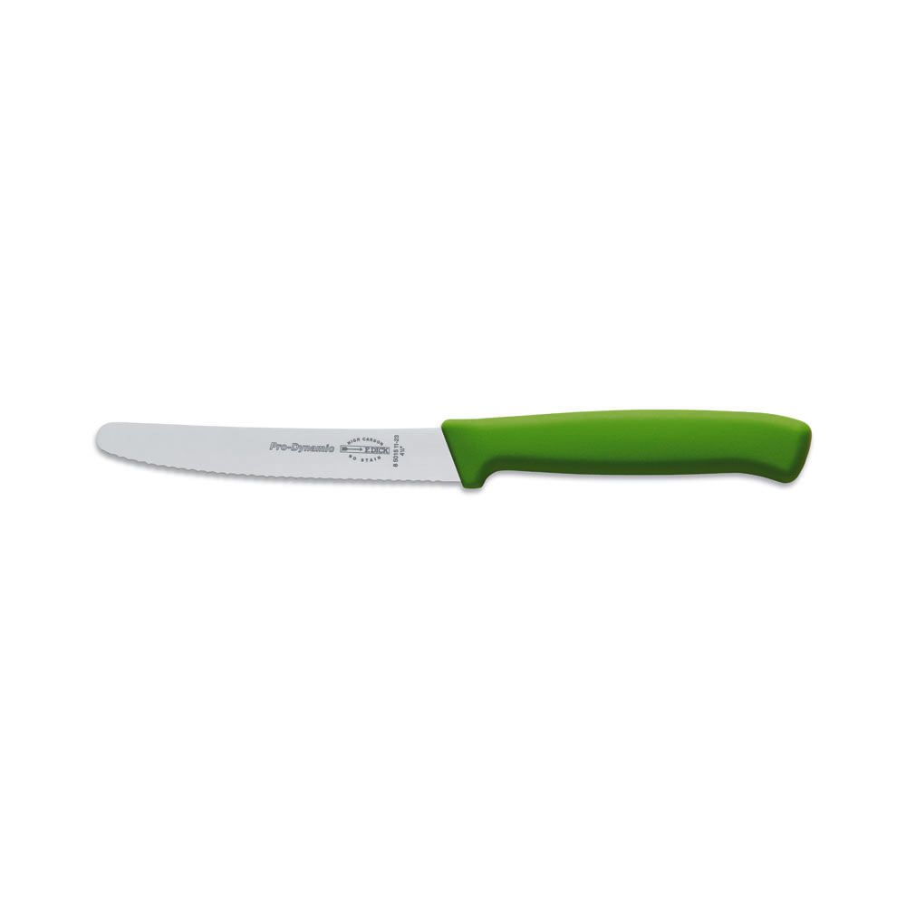 F. DICK - ProDynamic Allzweckmesser, Wellenschliff, 11 cm, apfelgrün, 8501511-23
