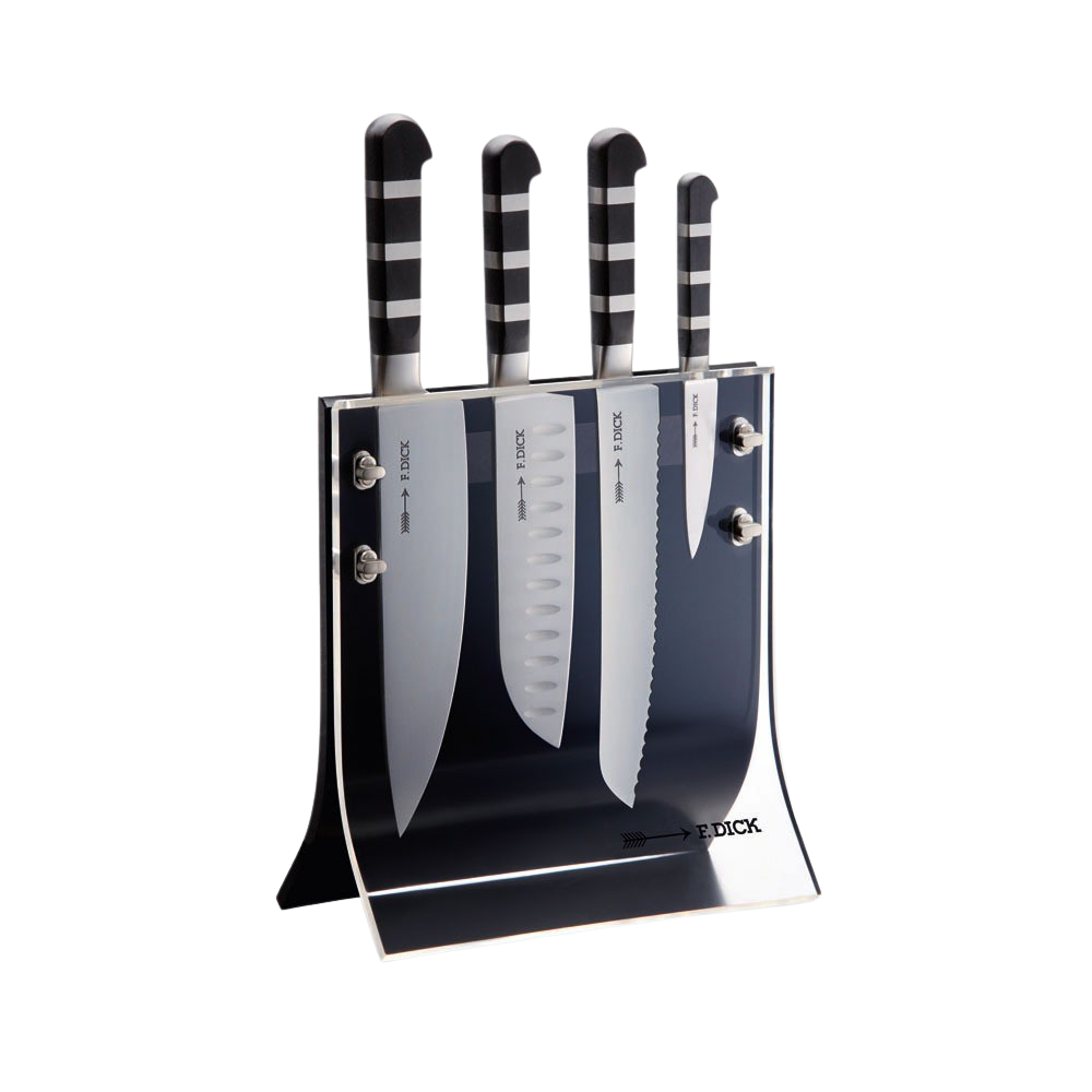 F. DICK - 1905 Messerblock "4 Knives", 4-tlg., schwarz, 8197200