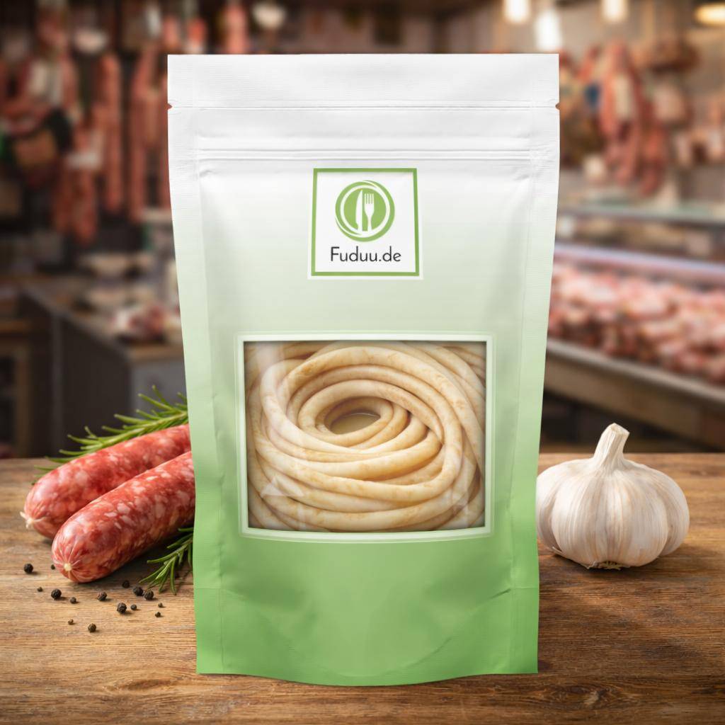 Fuduu.de - Collagendärme, rauchbraun, verschiedene Kaliber, 2er Set