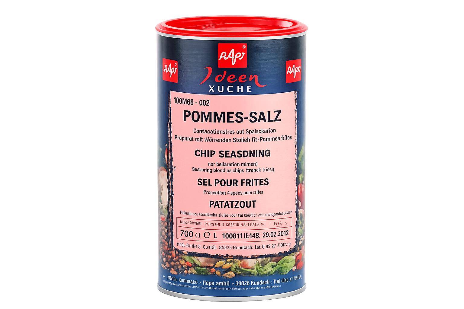 Raps - Pommes Salz, 700 g Dose