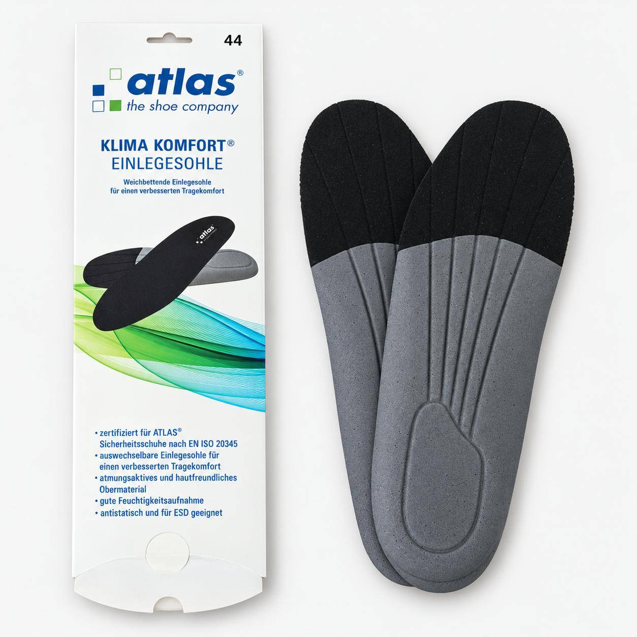 Atlas - Klima Komfort Einlegesohlen, 1 Paar 38