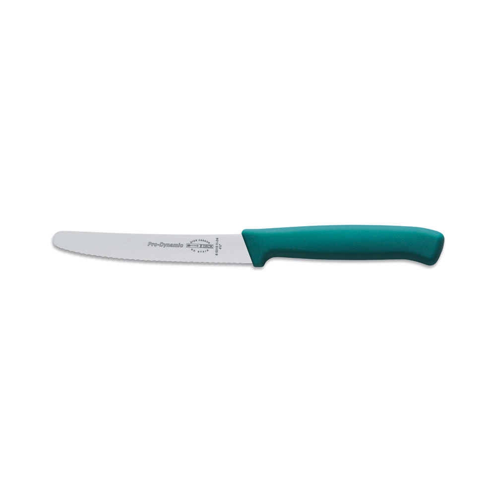 F. DICK - ProDynamic Allzweckmesser, Wellenschliff, 11 cm, türkis, 8501511-24