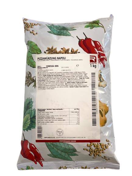Raps - Pizzawürzung Napoli, 1 kg Beutel