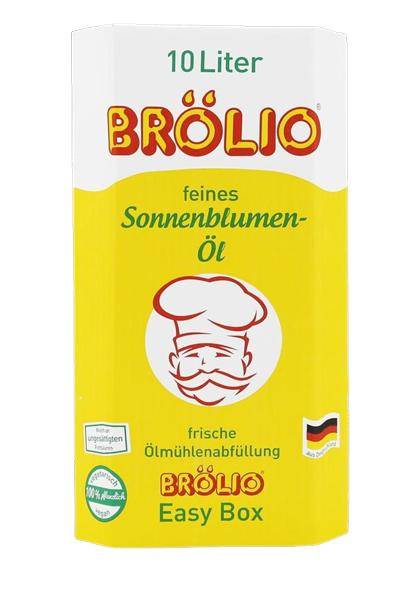Brölio - Sonnenblumenöl, 10 Liter Bag-in-Box