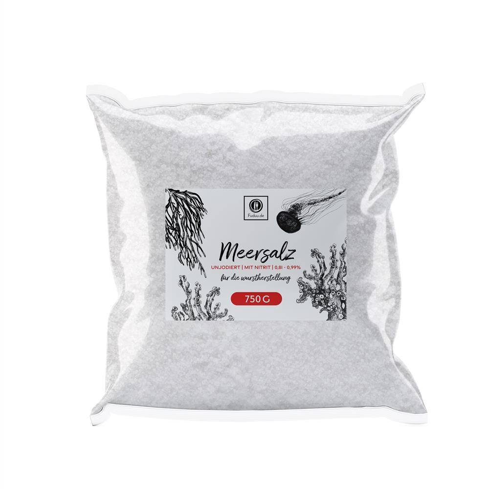 Fuduu.de - Nitritsalz / Pökelsalz mit Meersalz, 0,9%