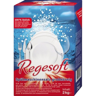 Regesoft - Spülmaschinensalz, grobkörnig, 6 x 2 kg Karton