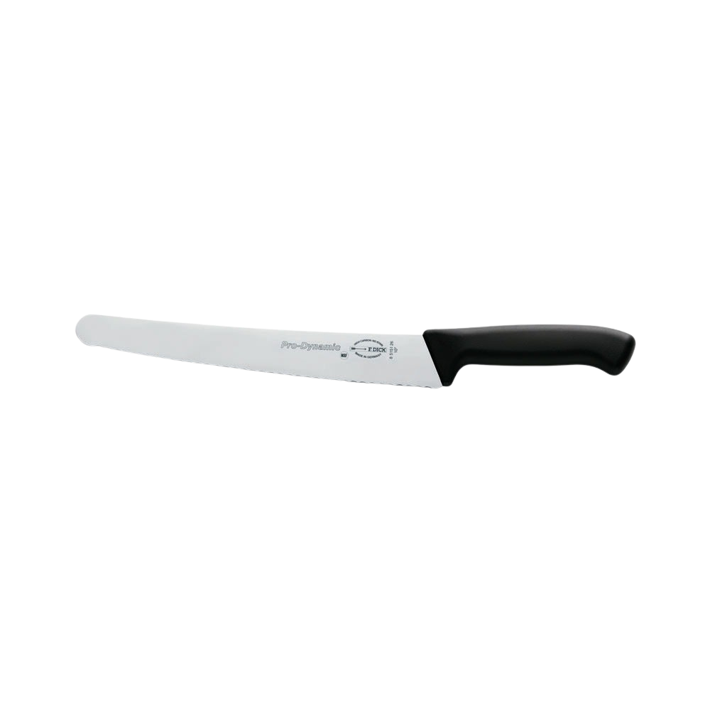 F. DICK - ProDynamic Universalmesser, Wellenschliff, 26 cm, schwarz, 8515126