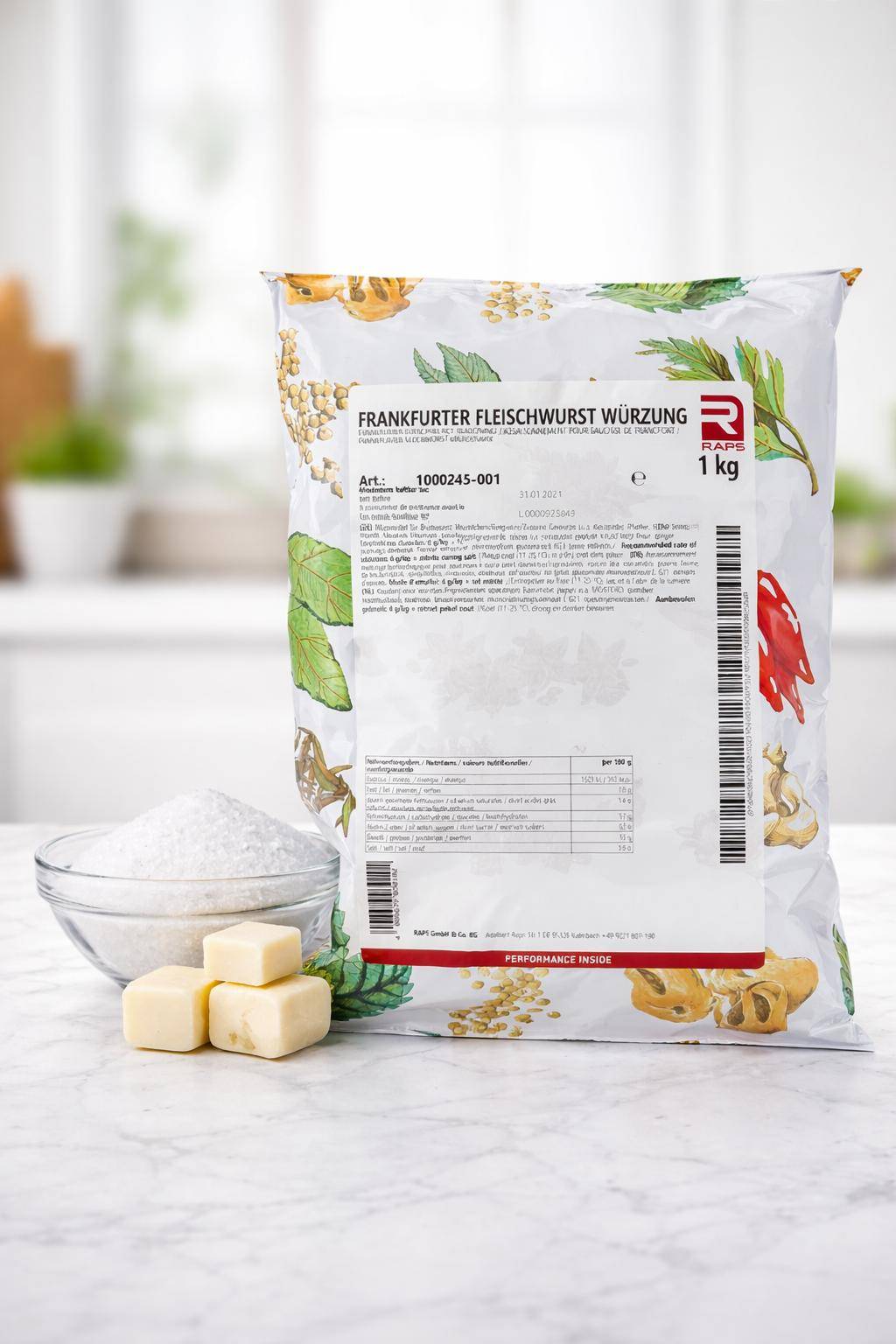 Raps - Frankfurter Fleischwurst Würzung, 1 kg Beutel