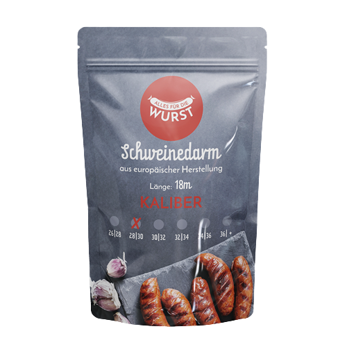 Alles für die Wurst - Schweinedarm, 28 | 30 mm, 18 Meter