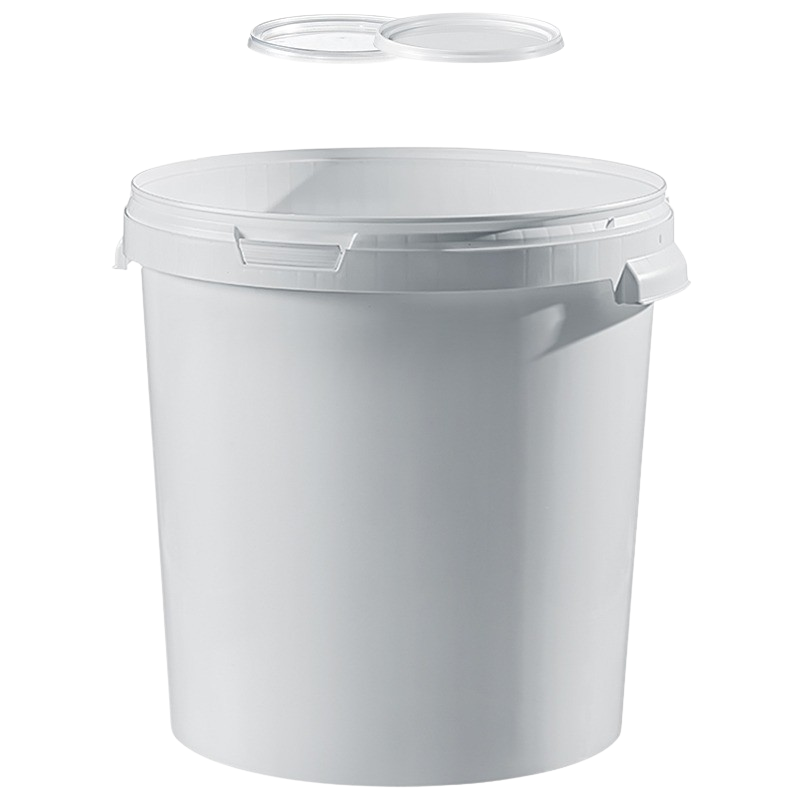 Kunststoff Eimer rund, Hobbock, 33 ltr., mit Deckel