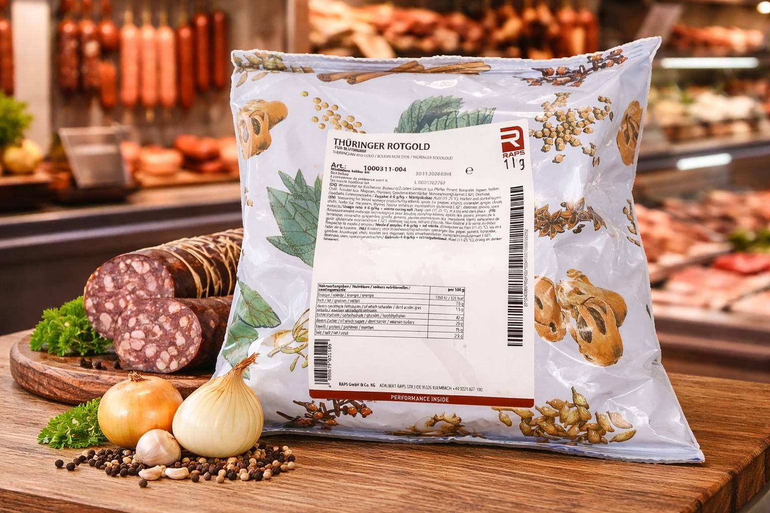 Raps - Thüringer Rot-Gold für Blutwurst, 1 kg Beutel