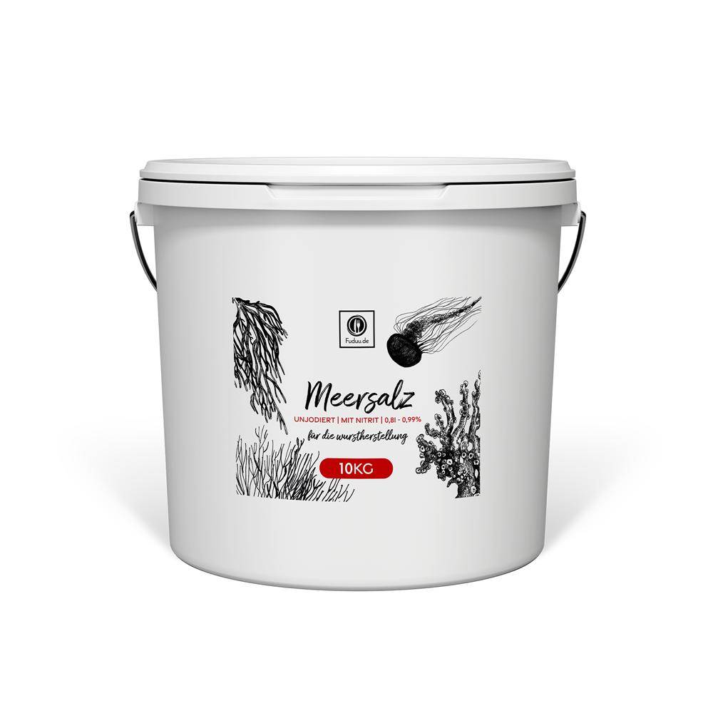 Fuduu.de - Nitritsalz / Pökelsalz mit Meersalz, 0,9%