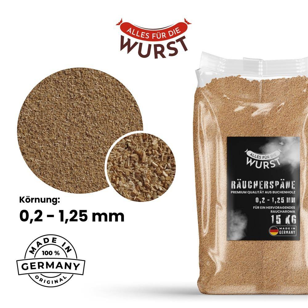 Alles für die Wurst - Räuchermehl Buche 5/10, fein