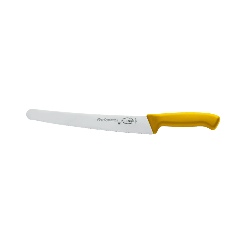 F. DICK - ProDynamic Universalmesser, Wellenschliff, 26 cm, gelb, 8515126-02