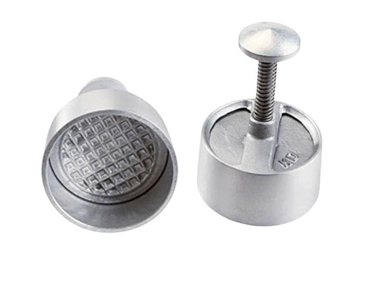 Adelmann - Hackfleischformer aus Aluminium, 100 mm (rund)