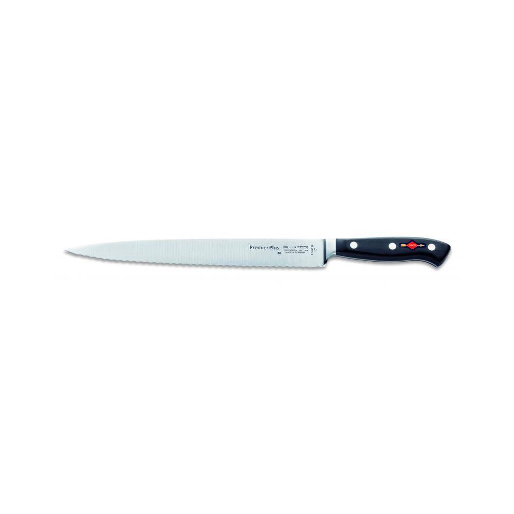 F. DICK - Premier Plus Tranchiermesser, Wellenschliff, 26 cm, 8145526 F. DICK - Premier Plus Tranchiermesser, Wellenschliff, 26 cm, 8145526