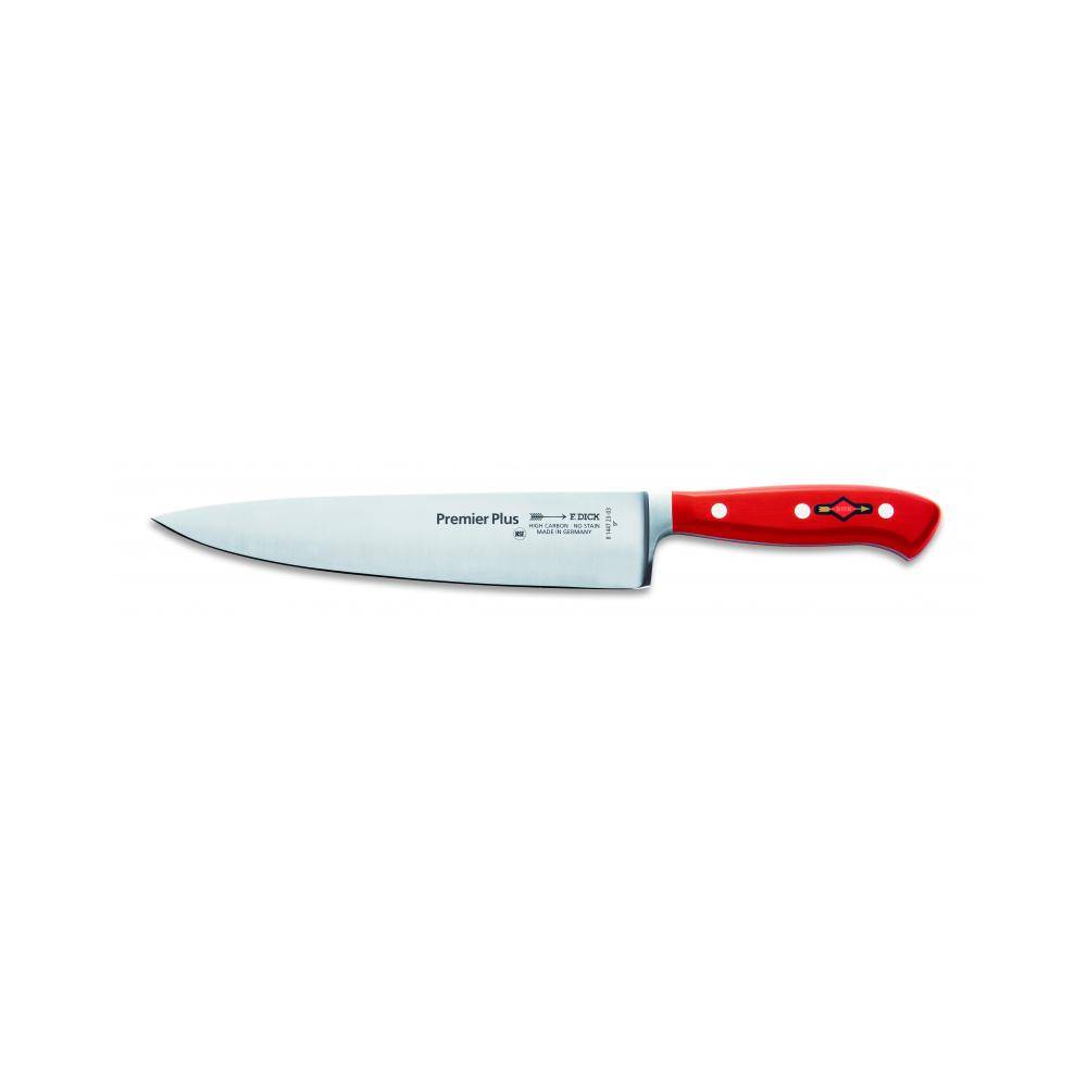 F. DICK - Premier Plus Kochmesser, 23 cm, rot, 8144723-03 F. DICK - Premier Plus Kochmesser, 23 cm, rot, 8144723-03