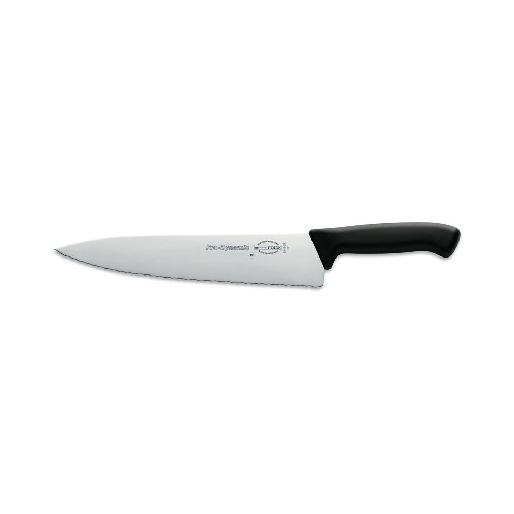 F. DICK - ProDynamic Kochmesser, Wellenschliff, 26 cm, schwarz, 8544826