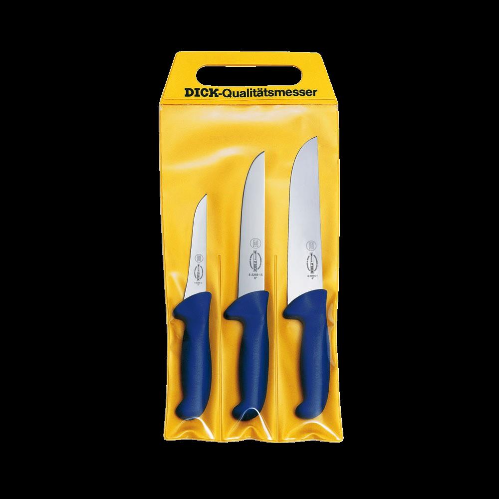 F. DICK - ErgoGrip Messersatz, 3-tlg., 8255900