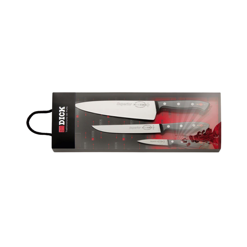 F. DICK - Superior Messer-Set, 3-tlg., 8499000