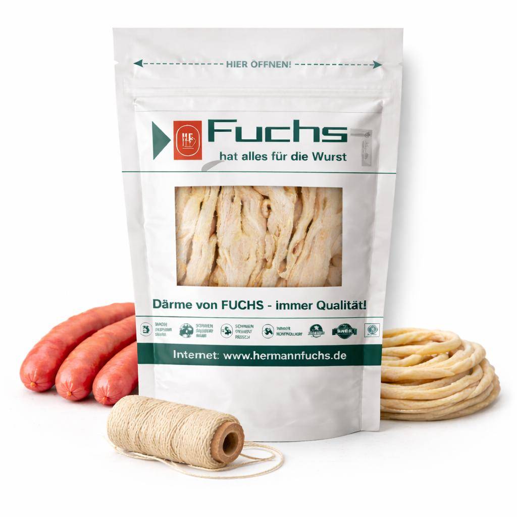 Fuchs - Rinder-Kranzdarm, sortiert, 18 Meter