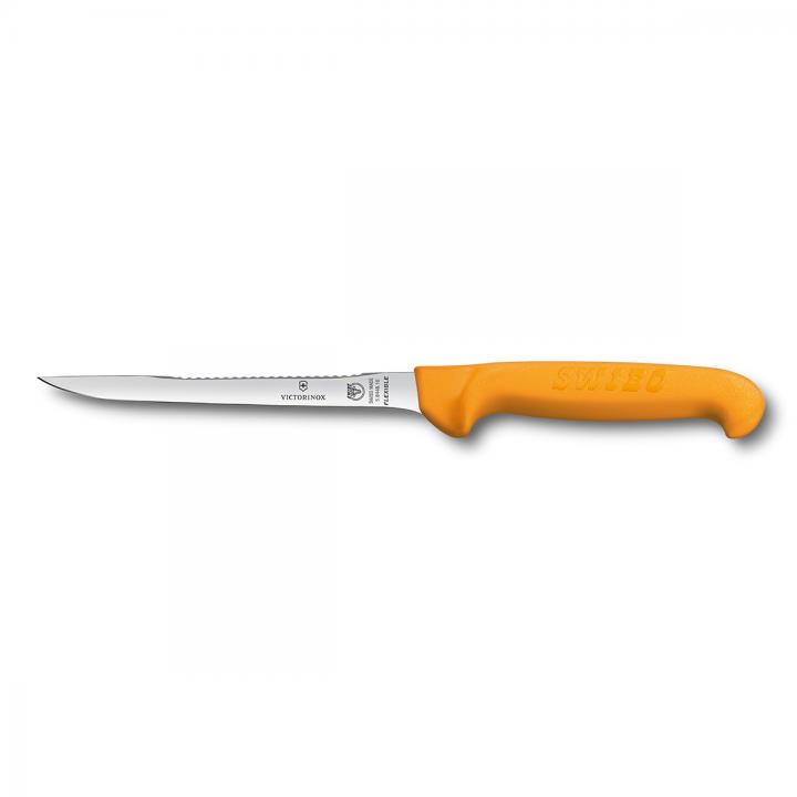 Victorinox - SWIBO Fischfiletiermesser, flexible Klinge mit Entschupper, 16 cm