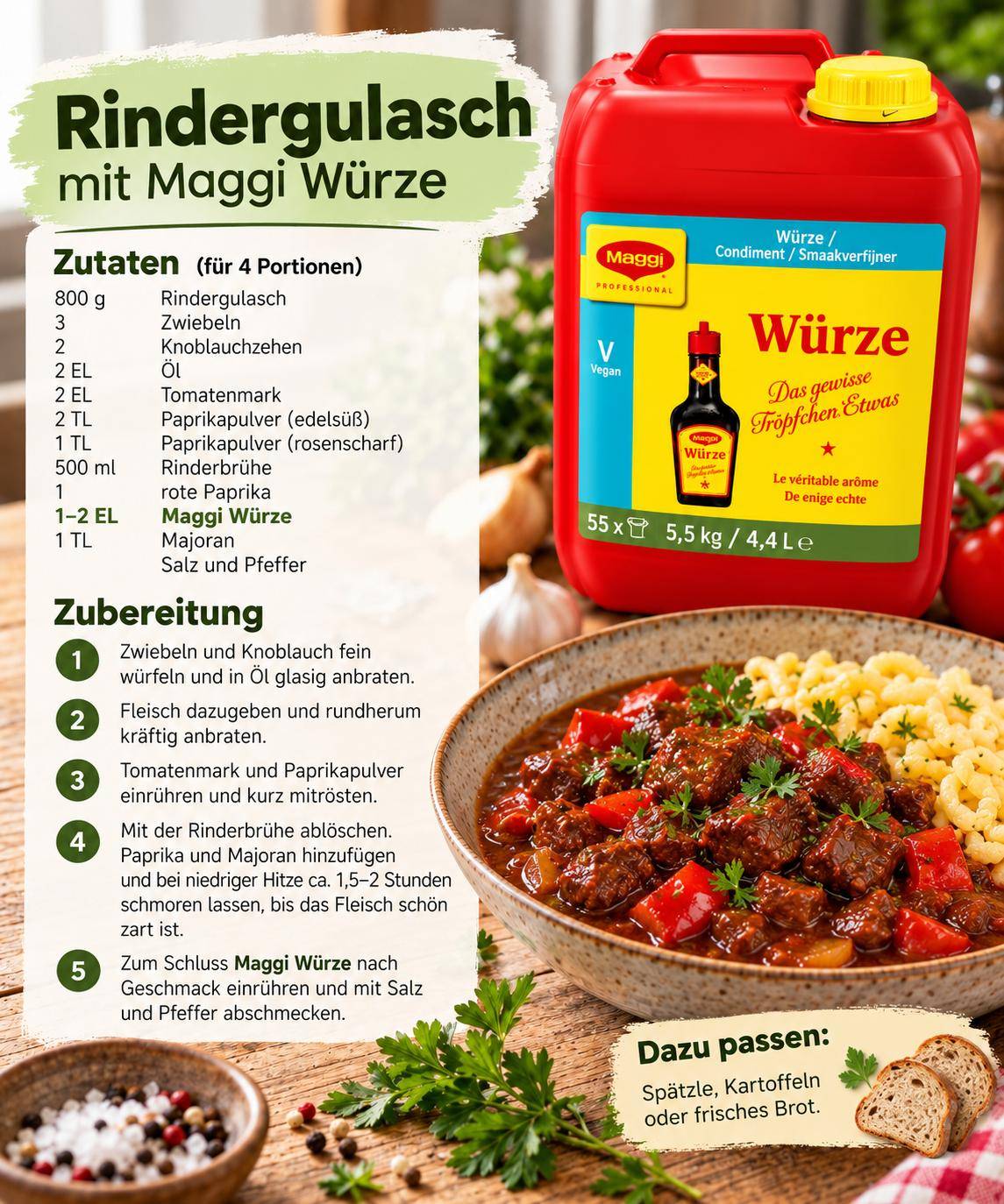 Maggi-Würze orginal à 5,5 kg