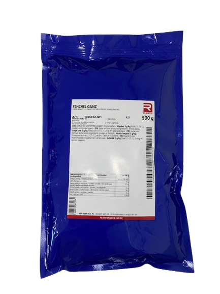 Raps - Fenchelsamen ganz, 500 g Beutel
