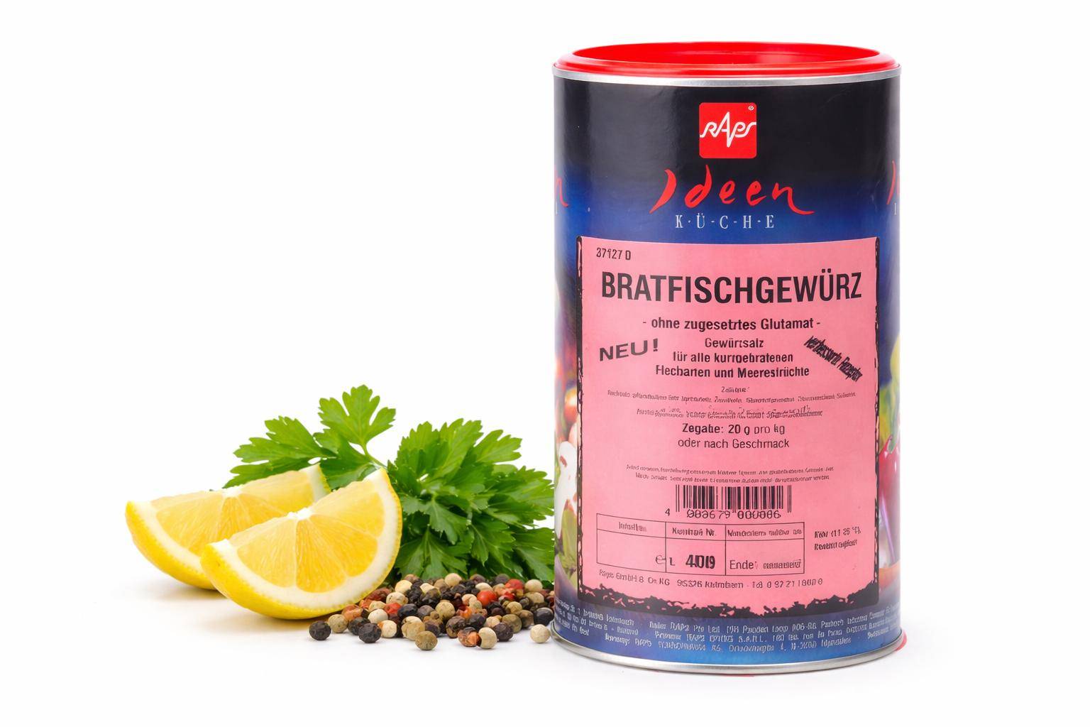 Raps - Bratfischwürzung, 800 g Dose