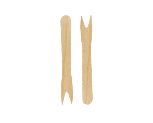 Fuduu.de - Pommes Gabeln, Holz, 1000 Stück