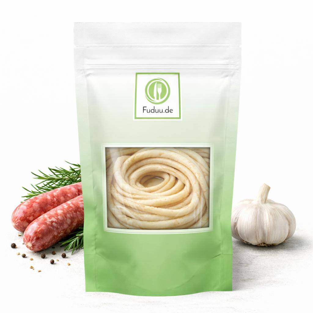 Fuduu.de - Collagendärme, rauchbraun, verschiedene Kaliber, 2er Set