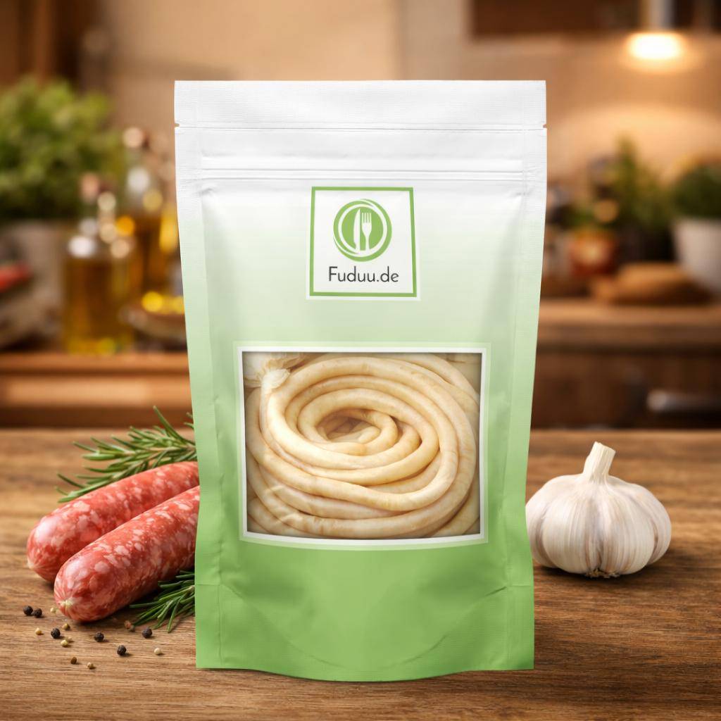 Fuduu.de - Collagendärme, rauchbraun, verschiedene Kaliber, 2er Set