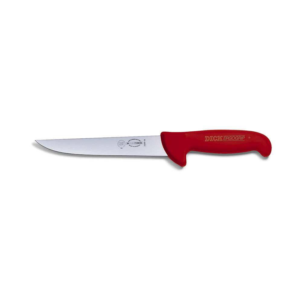 F. DICK - ErgoGrip Stechmesser, 18 cm, rot, 8200618-03
