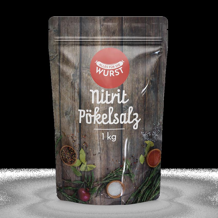 Nitritsalz / Pökelsalz. 1 kg Beutel Nitritsalz / Pökelsalz. 1 kg Beutel