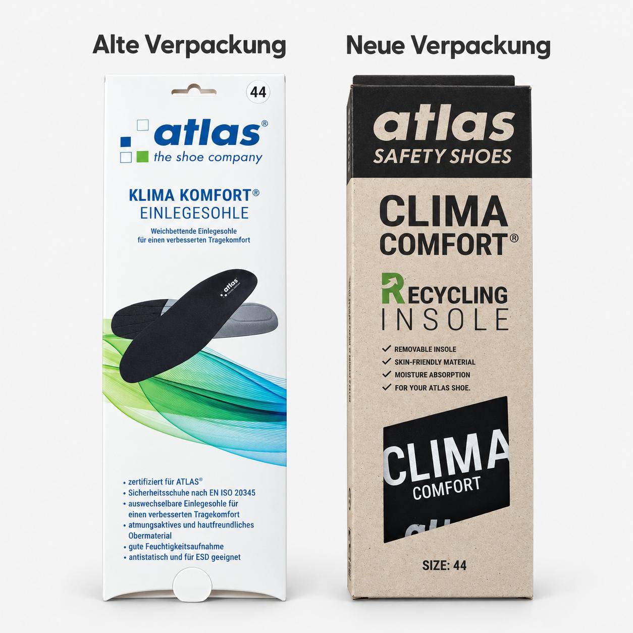 Atlas - Klima Komfort Einlegesohlen, 1 Paar